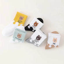 Charger l'image dans la galerie, Lot de 5 paires de chaussettes bébé – Douces & extensibles 🧦