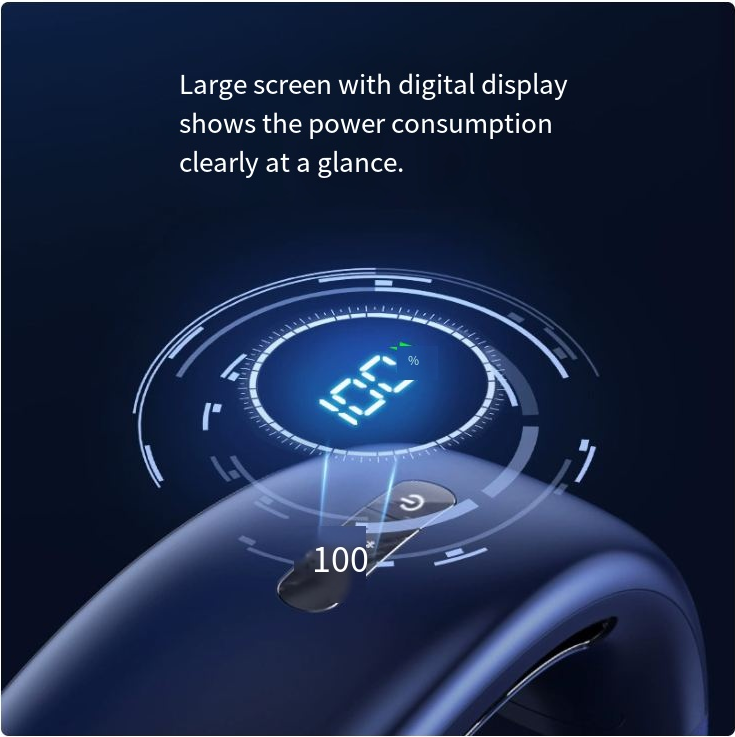 Nüvia™ – Ventilateur de Cou Portable Haute Autonomie 10000mAh