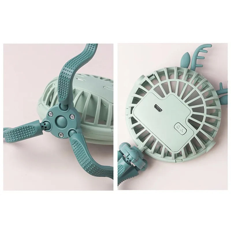Nüvia™ – Mini ventilateur rechargeable et lumineux