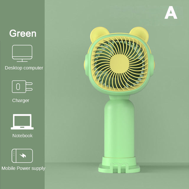 Mini Ventilateur Portable Kawaii – Fraîcheur Nomade pour l’Été