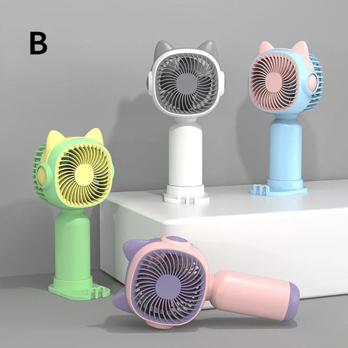 Mini Ventilateur Portable Kawaii – Fraîcheur Nomade pour l’Été