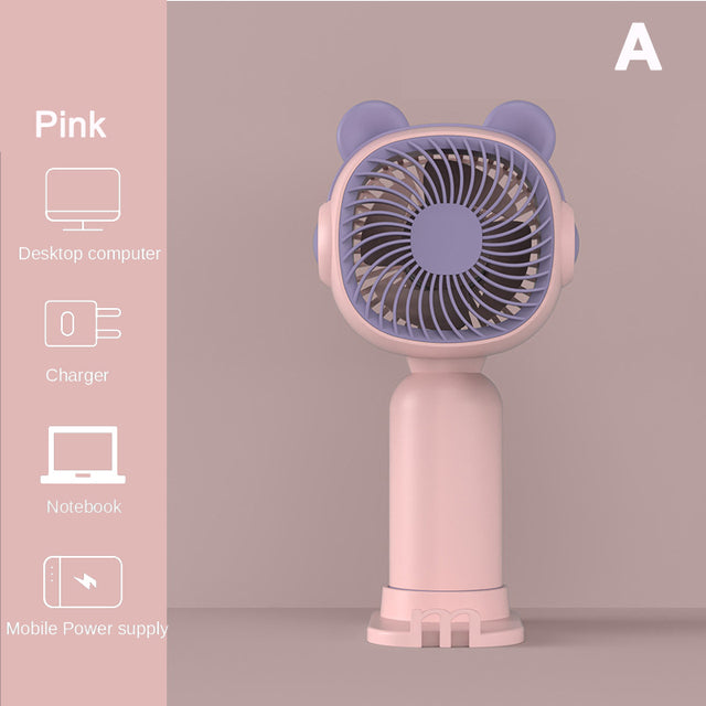 Mini Ventilateur Portable Kawaii – Fraîcheur Nomade pour l’Été