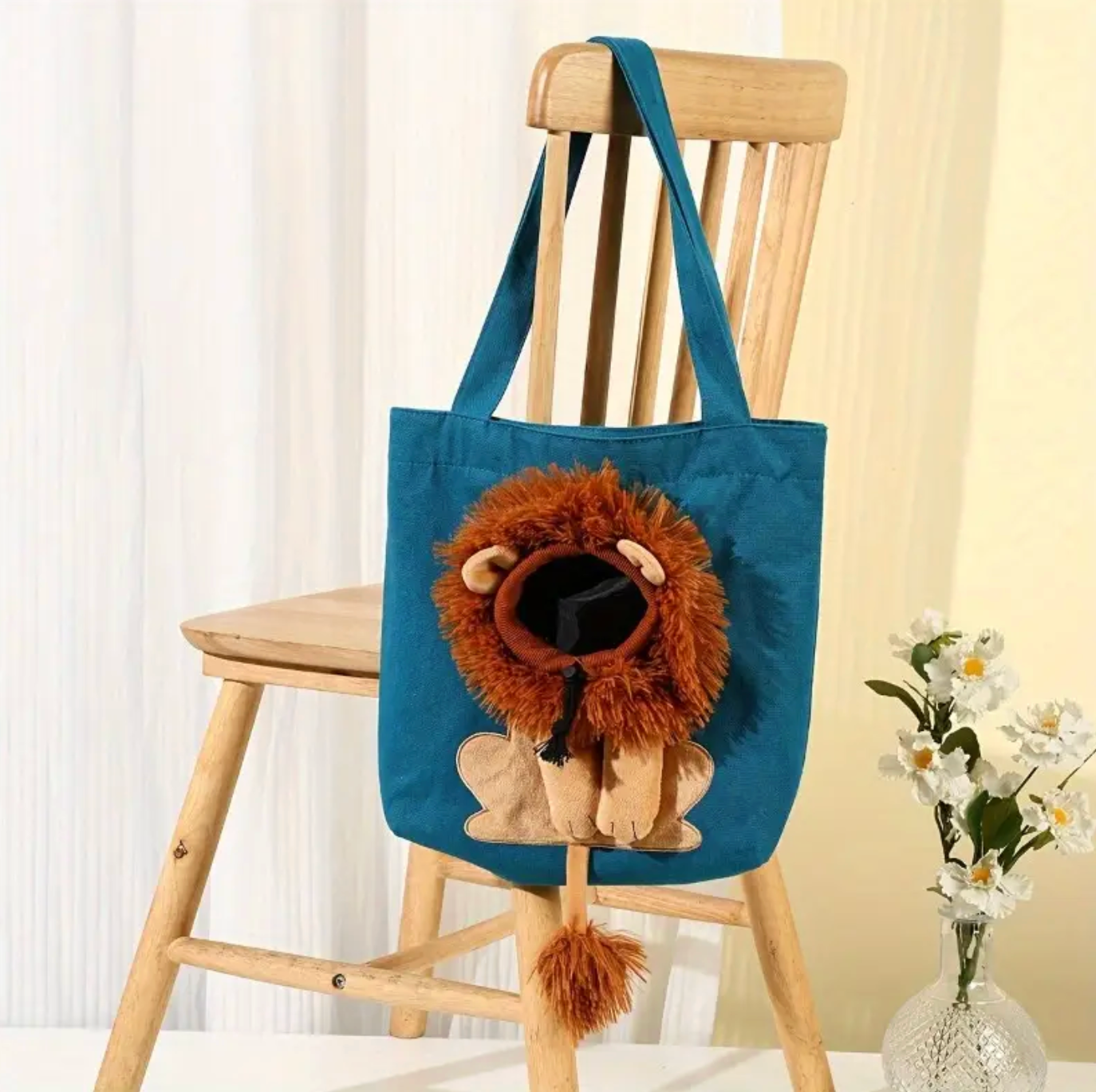 Sac de transport pour animaux – Design lion