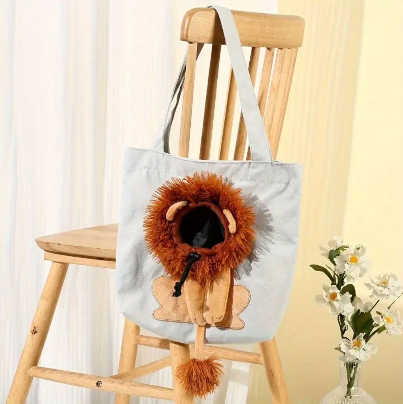 Sac de transport pour animaux – Design lion