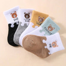 Charger l'image dans la galerie, Lot de 5 paires de chaussettes bébé – Douces &amp; extensibles 🧦
