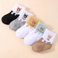 Charger l'image dans la galerie, Lot de 5 paires de chaussettes bébé – Douces &amp; extensibles 🧦
