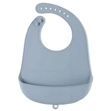 Charger l'image dans la galerie, Bavoir bébé en silicone – Souple, ajustable &amp; imperméable 🥣

