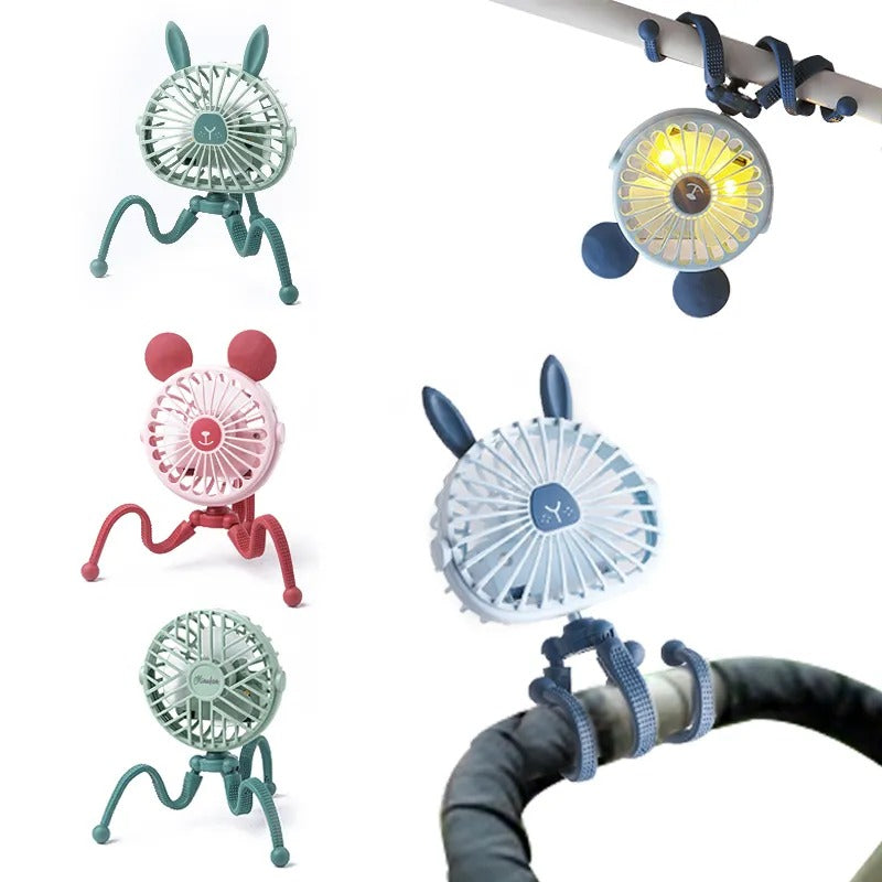 Nüvia™ – Mini ventilateur rechargeable et lumineux