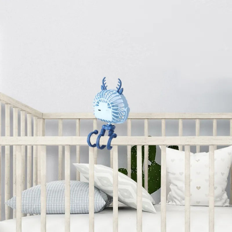 Nüvia™ – Mini ventilateur rechargeable et lumineux